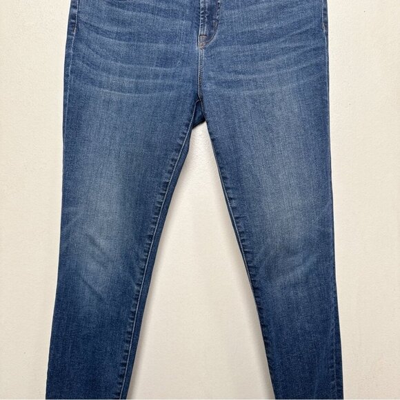 J.Crew Womens 30 8" Toothpick Medium Wash Skinny Jeans - Picture 6 of 14